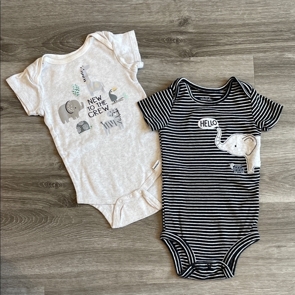 Gerber/Carter's baby boys bodysuits